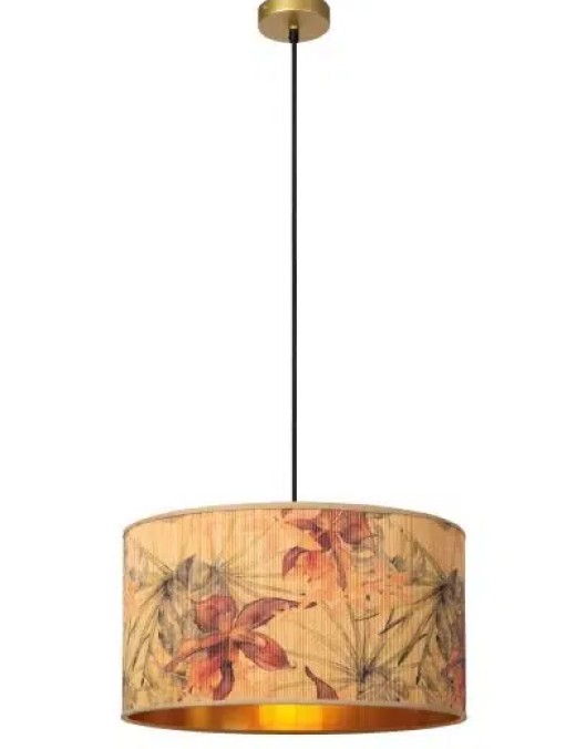 Suspension Lucide Tanselle 1xE27 30cm,multicolore