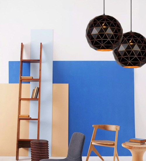 Teardrop Pendant Light Black