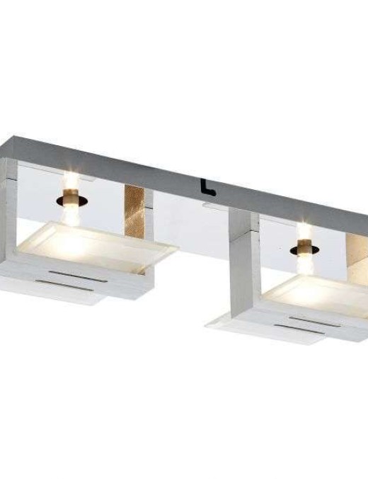 Applique murale Keria Twister 2xG9 IP20,aluminium
