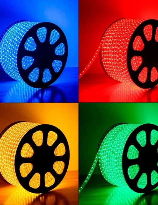 Ruban led Novolight (RGB) 10w IP65 220v,50m