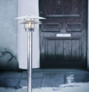 potelet extérieur amalienborg en acier galvanisé