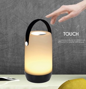 lampe rechargeable tactile nomade
