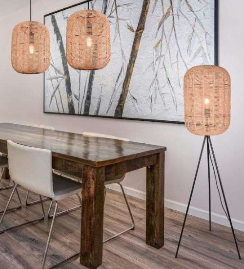 Teardrop Pendant Light Black