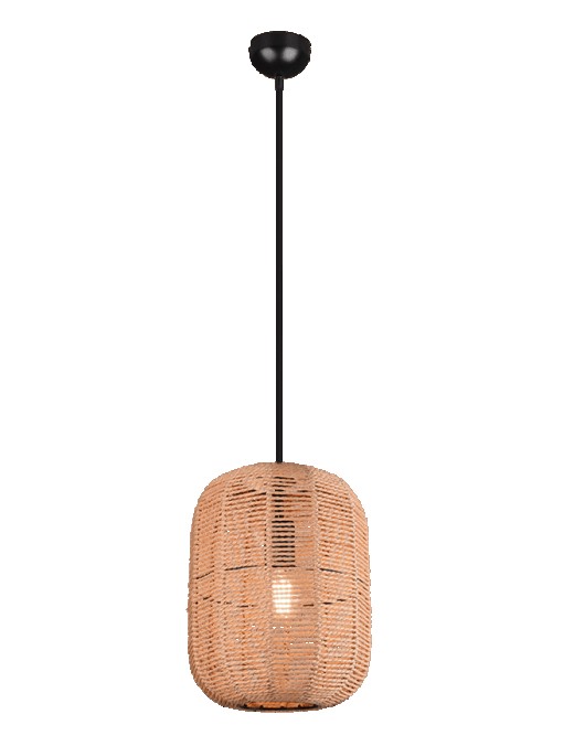 Suspension Trio Runa 1xE27 32cm,naturel