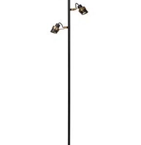 Lampadaire Lucide Tundran 3xGU10 H150cm,noir