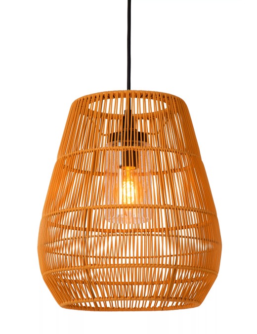 Suspension Lucide Nerida 1xE27 35cm IP44,naturel