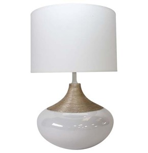 lampe de salon natalia blanc céramique