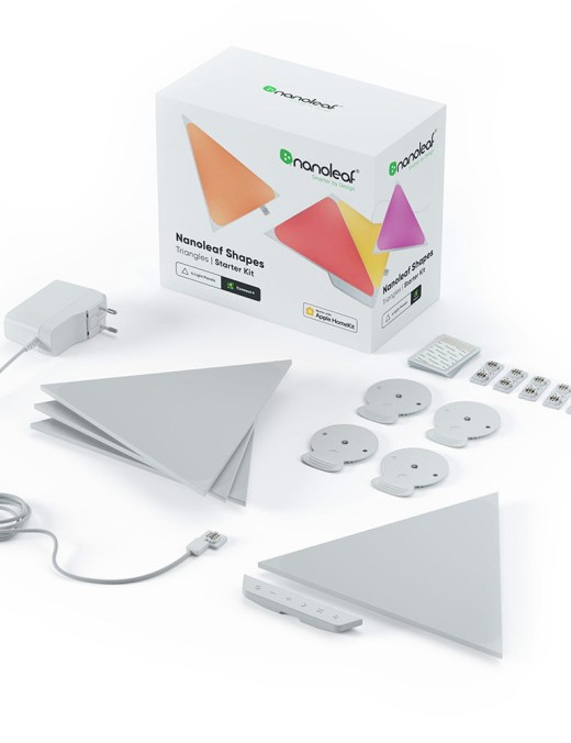 kit de 4 triangles lumineux design à assembler shapes