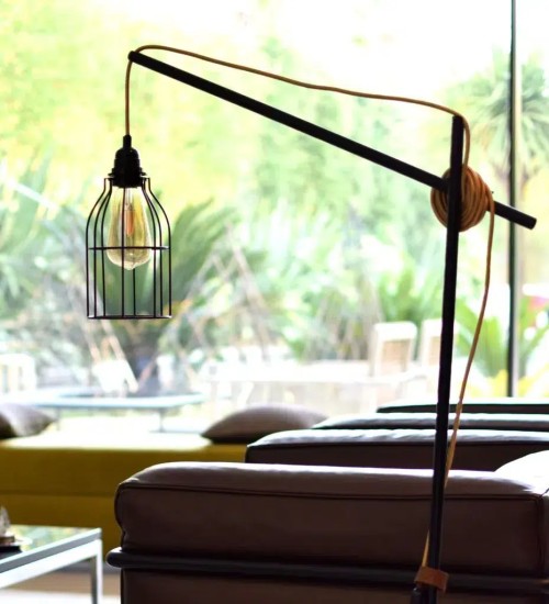 Teardrop Pendant Light Black