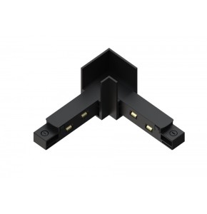 raccord l pour rail magnétic encastré,noir